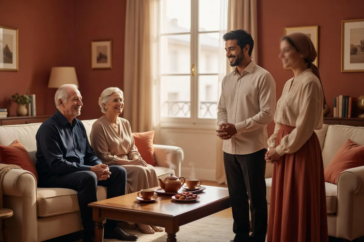 Présentation du partenaire à la famille