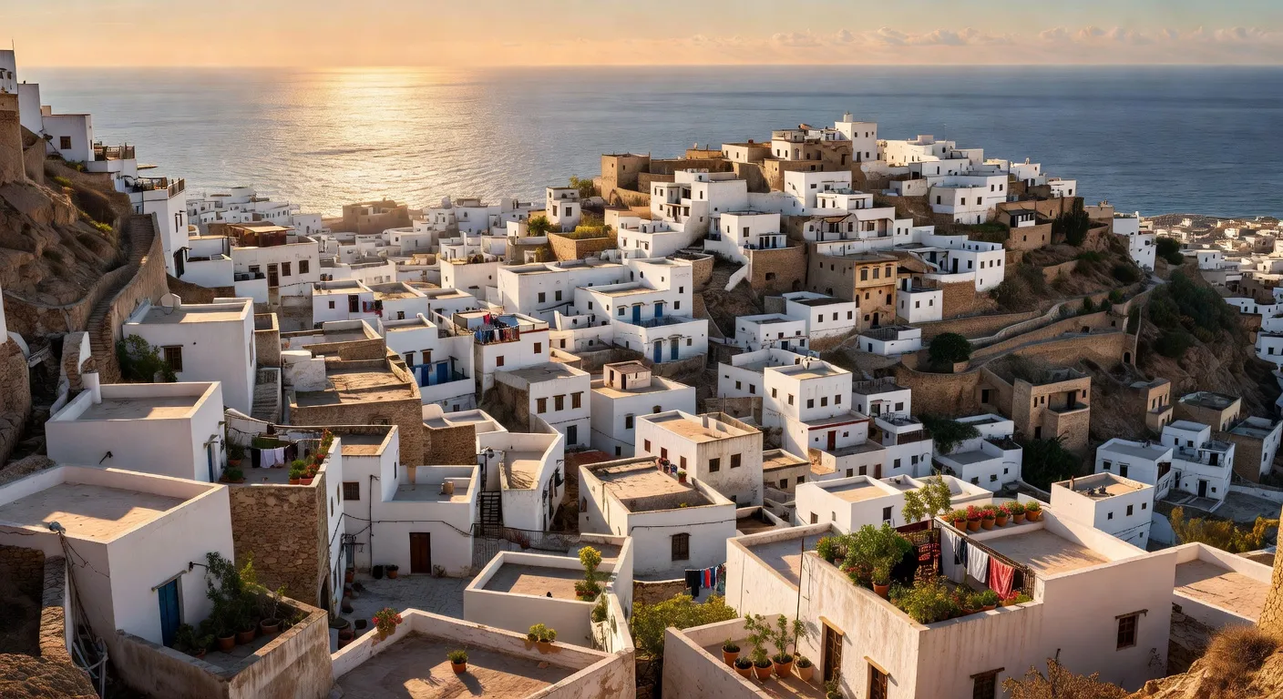 Vue panoramique de la Casbah d'Alger