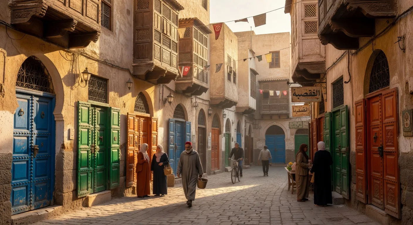 Rue de la médina de Tunis