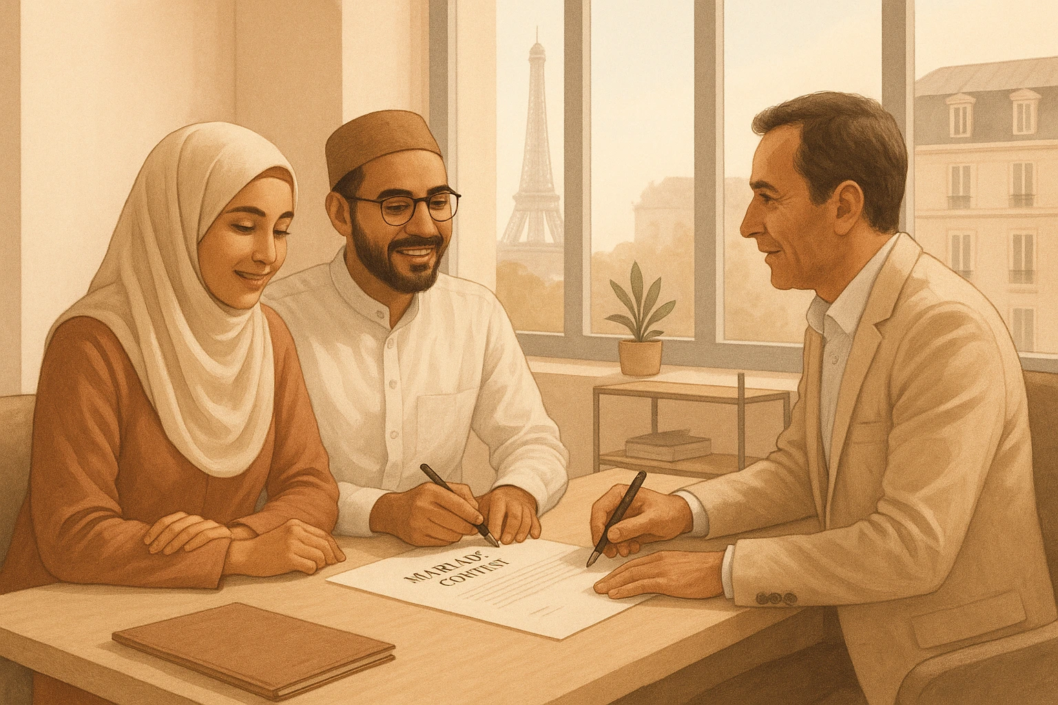 Régime matrimonial et protection patrimoniale du couple musulman